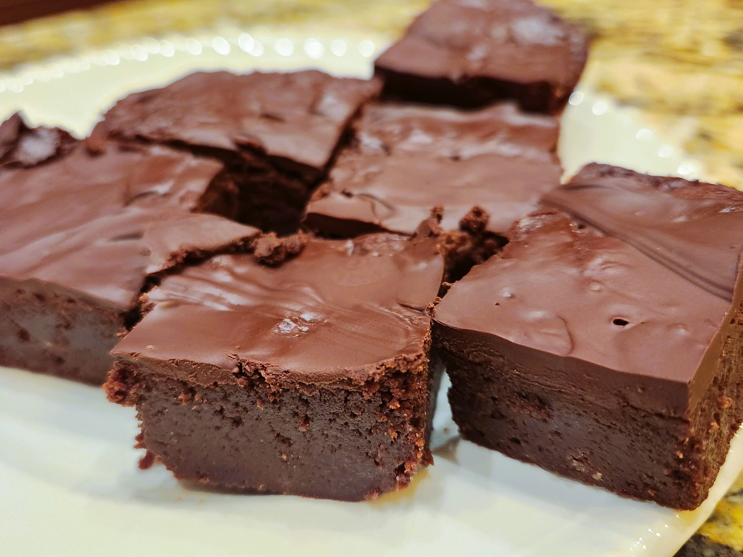 Dessert: Fudgy Brownies (high alt)